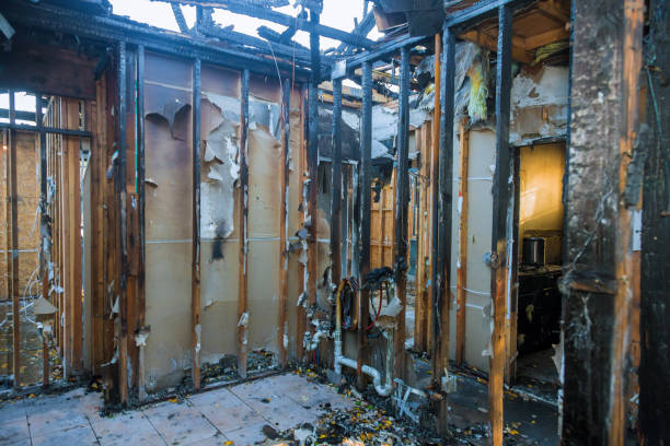 Professional Fire Damage Repair technician working in Cassville, MO